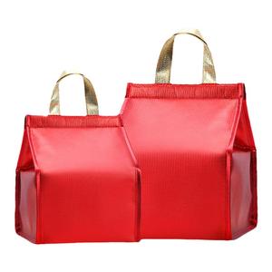 酒店大盆菜佛跳墙即食海参蛋糕保温袋外卖专用铝箔加厚手提包定制