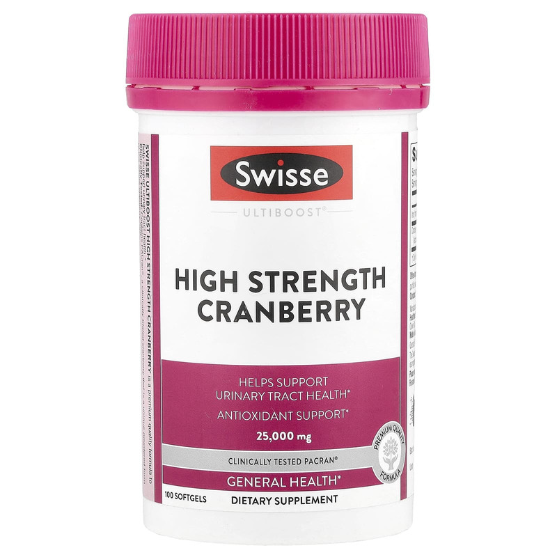 Swisse,Ultiboost,高浓度蔓越莓,25,000 毫克,100 粒软胶囊