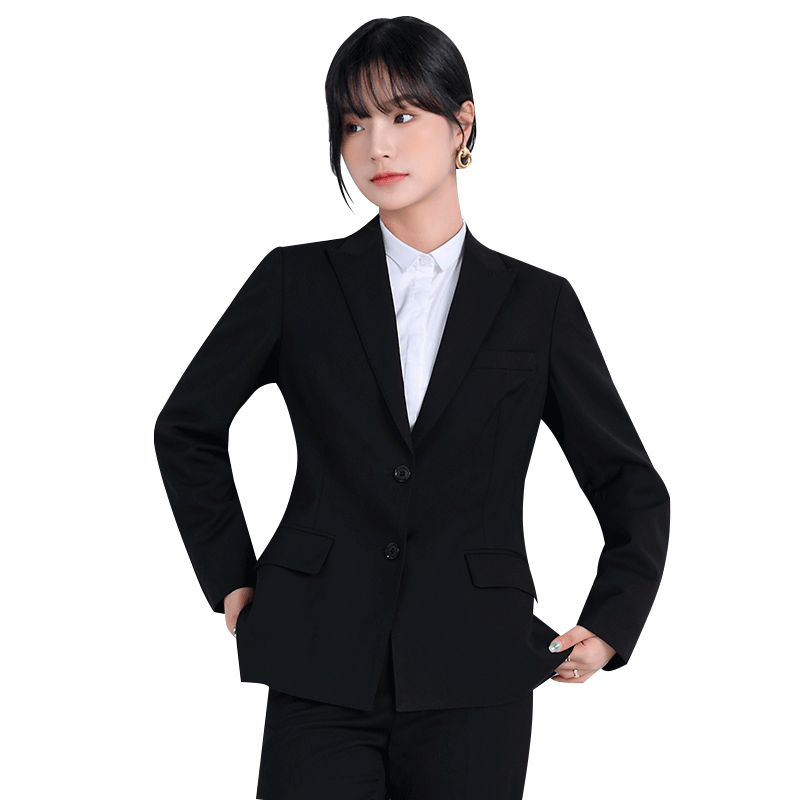 職業(yè)套裝女士西服公務(wù)員面試正裝大學(xué)生工作服工裝小西裝外套顯瘦