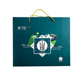 山珍礼盒白玉黑木耳鹿茸菇东北特产野生菌菇杏鲍鱼干货送长辈春节