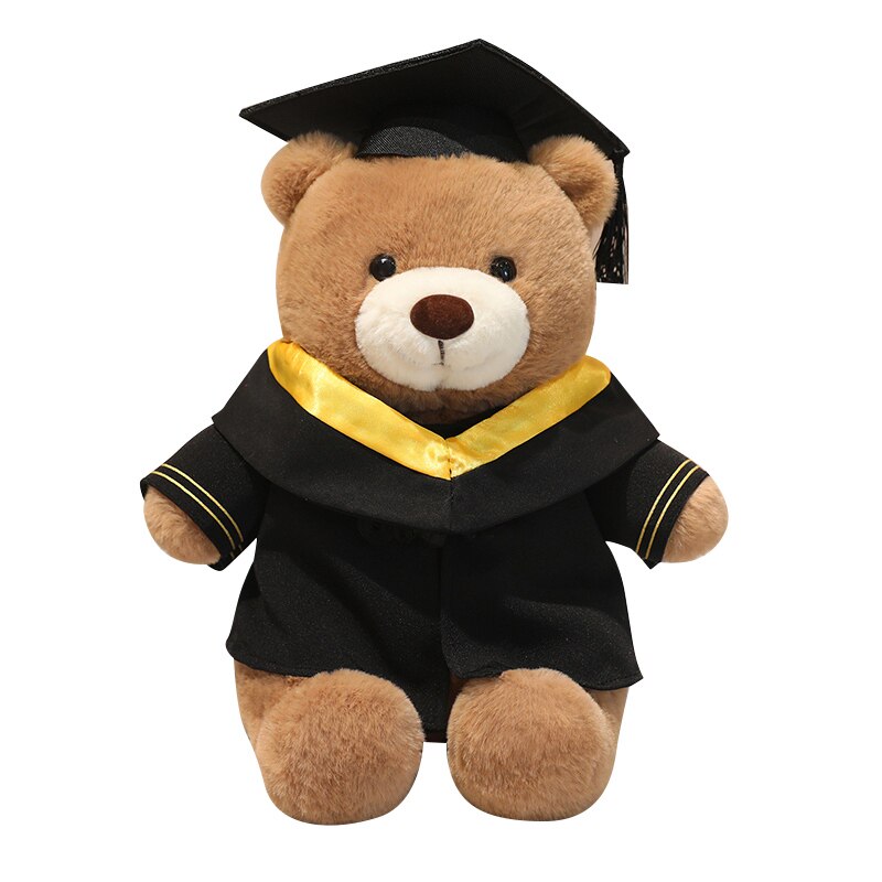 定制大学毕业礼物学士小熊玩偶