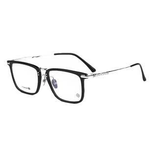 简丹萝心潮百搭眼镜框男女钛架超轻复古158加宽超大配近视 眼镜架