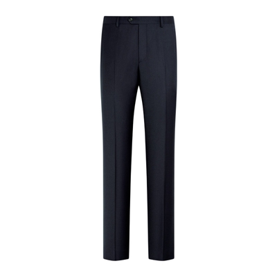 SUITSUPPLY藏青色羊毛长裤