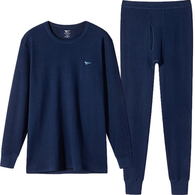 七匹狼长袖男士纯棉保暖内衣