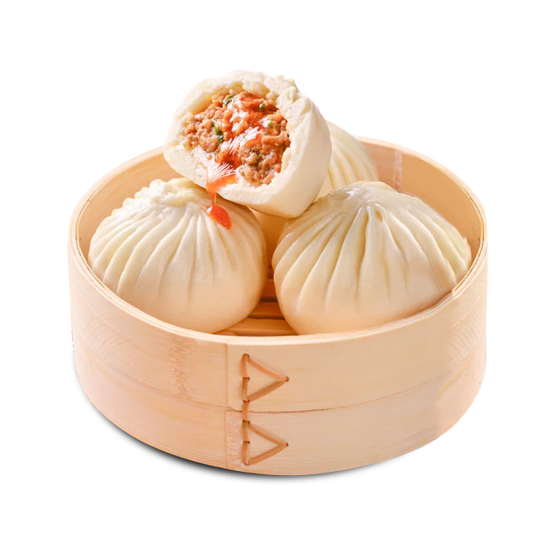 正宗嵊州老面小笼包风味速食儿童早餐半成品加热即食速冻包子