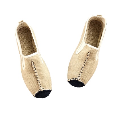 云南大理纯麻草编鞋手工软底男鞋