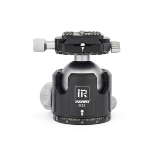 36/44/52mm球径阻尼恒定设置低重心双全景球形云台雅佳板摄影摄像