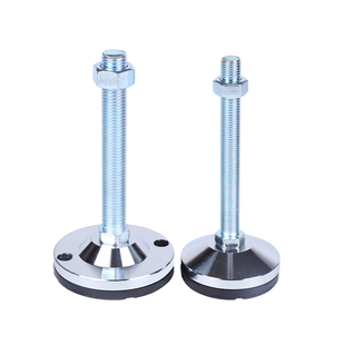 重型脚杯碳钢防滑机脚垫橡胶防震支撑机械设备固定地脚螺丝调节脚