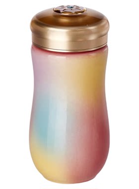 乾唐轩炫彩活瓷渐变釉随手杯