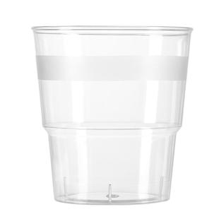 一次性杯子航空杯硬质ps塑料茶杯啤酒杯加厚透明水杯批发定制logo