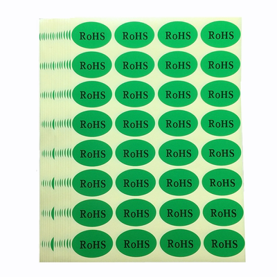 RoHS环保标签贴纸不干胶宝轩