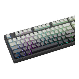 前行者侧刻透光键帽PBT创意简约渐变热升华个性机械键盘87键帽