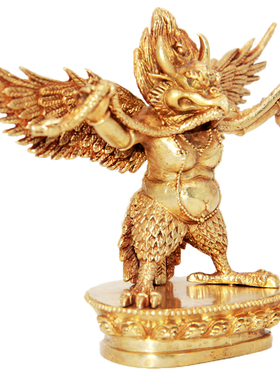 慧宝纯铜佛像书房大鹏金翅鸟