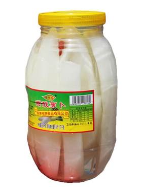 广东风味甜酸萝卜开胃泡菜大瓶装