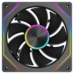 超频三FG120散热风扇cpu静音台式电脑主机箱大风量低噪镜刃风扇