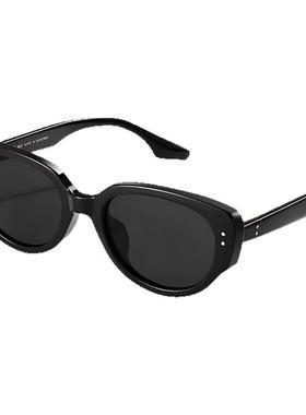 大脸显瘦复古猫眼墨镜防晒遮阳