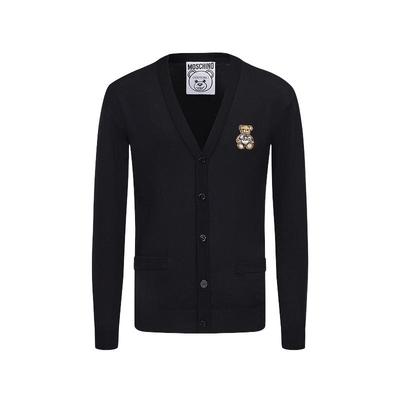 【礼物低至5折】Moschino/莫斯奇诺男士Teddy bear泰迪熊针织开衫