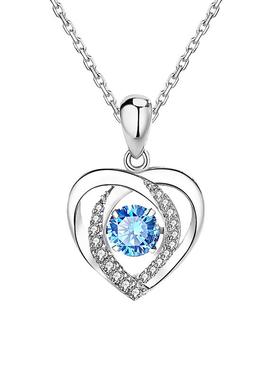 S999纯银项链生日礼物送女友老婆