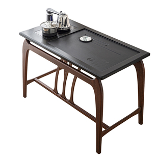 乌金石茶桌实木茶几功夫茶台原木榫卯工艺整块石头茶桌2025新款