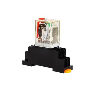 奥盟集团小型中间继电器220v交流24v12v直流HH52P 53P 54P MY2NJ