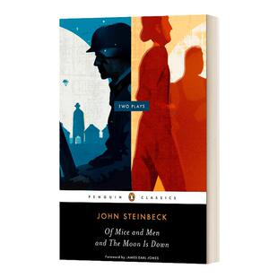 人鼠之间和月亮落下去了 英文原版 Of Mice and Men and The Moon Is Down 老鼠和人 约翰斯坦贝克John Steinbeck 进口英语书籍