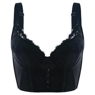 图薇娜七排扣薄款调整型文胸聚拢收副乳防下垂锁背长文胸罩内衣女