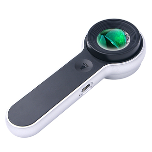 陌华鉴宝师高倍珠宝放大镜鉴定专用60倍奢侈品手表钻石古玩文玩银元玉石宝石紫砂壶专业鉴定放大镜高清1000