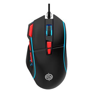 蝰蛇Q16透明鼠标游戏电竞有线台式电脑笔记本家用办公LOL