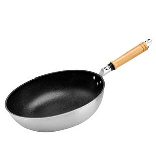 【自营】日本北陆原装进口不粘锅平底炒锅无油烟家用不沾炒菜锅