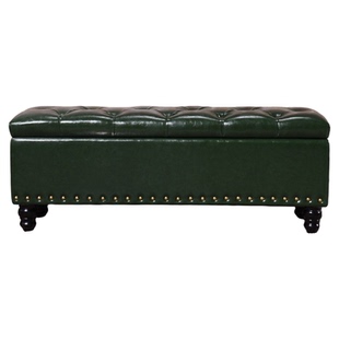 欧式收纳储物凳长条服装店沙发凳子长方形家用换鞋凳实木鞋柜可坐