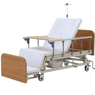 轮椅两用床可出入房门老人晒太阳