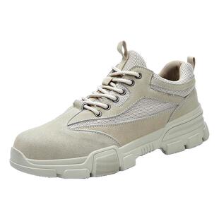 劳保鞋男款钢包头轻便防臭焊工防砸防刺穿工地老保钢板工作鞋四季