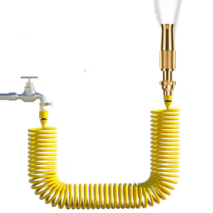 弹簧伸缩水管水枪家用洗车水管软管浇花高压抗冻耐磨防爆管自来水