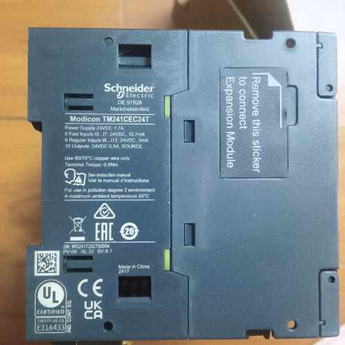 下单前咨询【施耐德Modicon TM241CEC24T扩展模块】