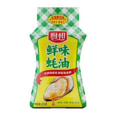 厨邦鲜味蚝油255g×1瓶挤挤瓶