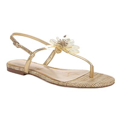 SAM EDELMAN山姆爱德曼夏花饰时装夹脚人字外穿凉鞋女EDEN