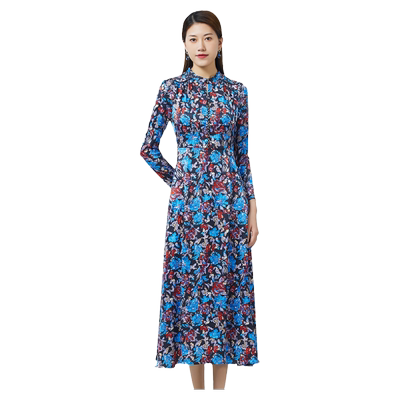 SUSSI/古色都市长裙聚酯纤维