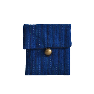 手工土布棉麻锦囊首饰收纳袋老粗布复古收纳包手表项链戒指小袋子