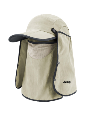 JEEP男士防紫外线披肩棒球帽