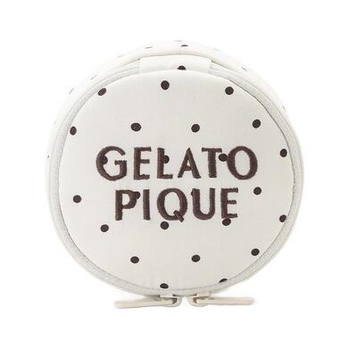 gelato pique26春夏新品女收纳包波点格纹纯色圆形小包PWGB261616