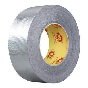 玻纤布铝箔胶带楼顶隔热板自粘锡箔纸耐高温屋顶防晒阳光房顶保温棉胶带空调太阳能管道加厚防水补漏密封胶布