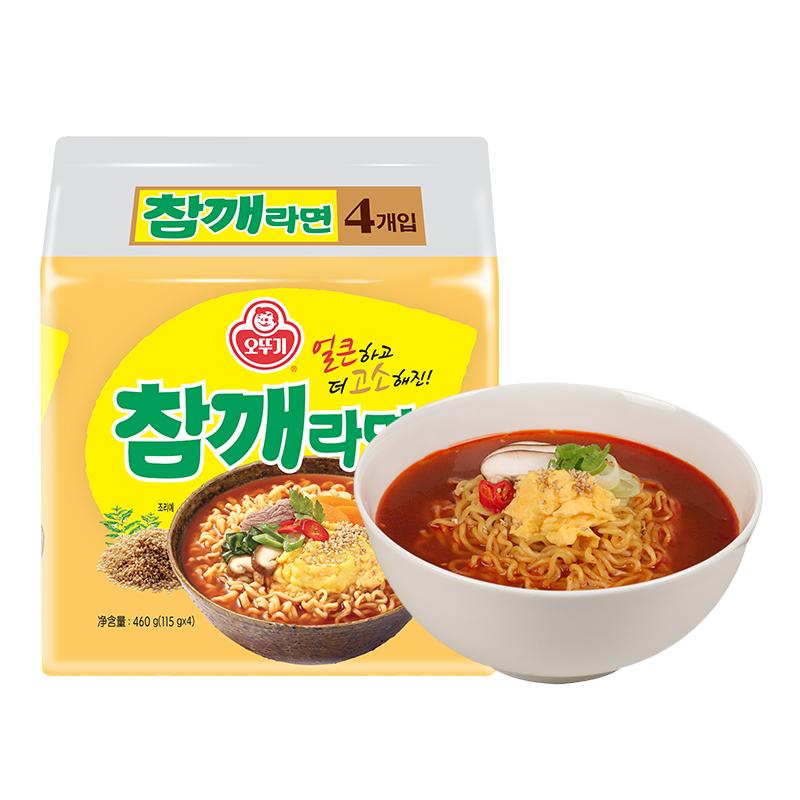 不倒翁韩国辣味鸡蛋芝麻面劲道