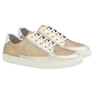 25秋新款|oliver sweeney牛皮亮片闪光金时尚休闲板鞋女
