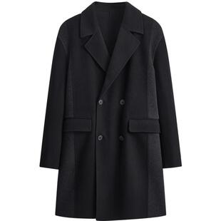 【断码钜惠】太平鸟男装 冬季中长款毛呢大衣 B1AAD4208