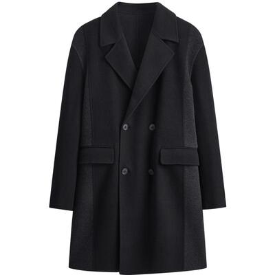 【断码钜惠】太平鸟男装 冬季中长款毛呢大衣 B1AAD4208