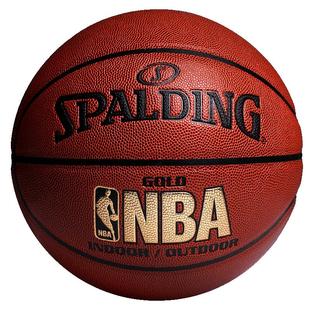 斯伯丁篮球正品室内室外耐磨lanq软皮PU水泥地7号比赛篮球74-606Y
