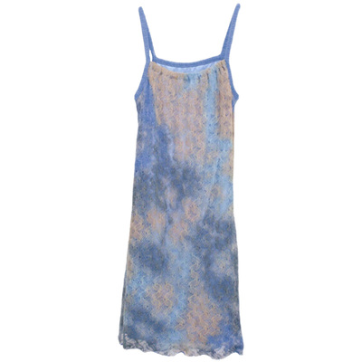 秒发金裕贞同款春夏吊带连衣裙