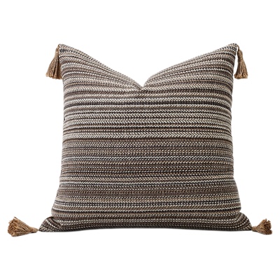 方形侘寂风沙发抱枕套不含芯