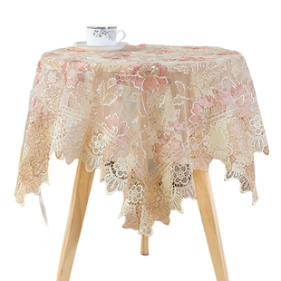 水溶边镂空床头柜盖巾电饭煲微波炉茶吧机多功能防尘盖布茶盘盖巾