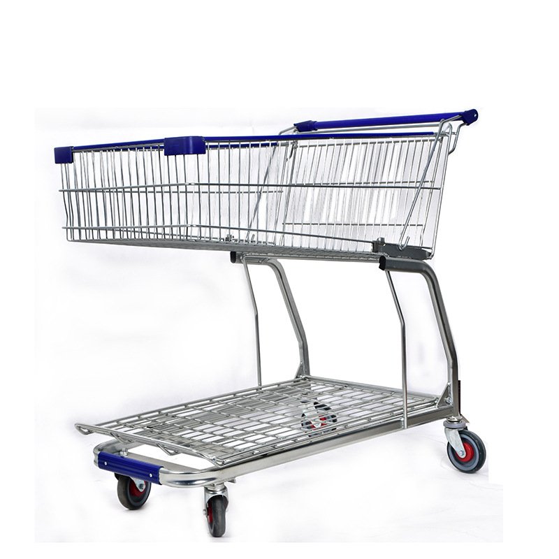 兢木超市手推车145L麦德龙款购物车仓库理货小推车超市购物车商用